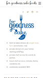Mobile Screenshot of eatforgoodnesssake.com